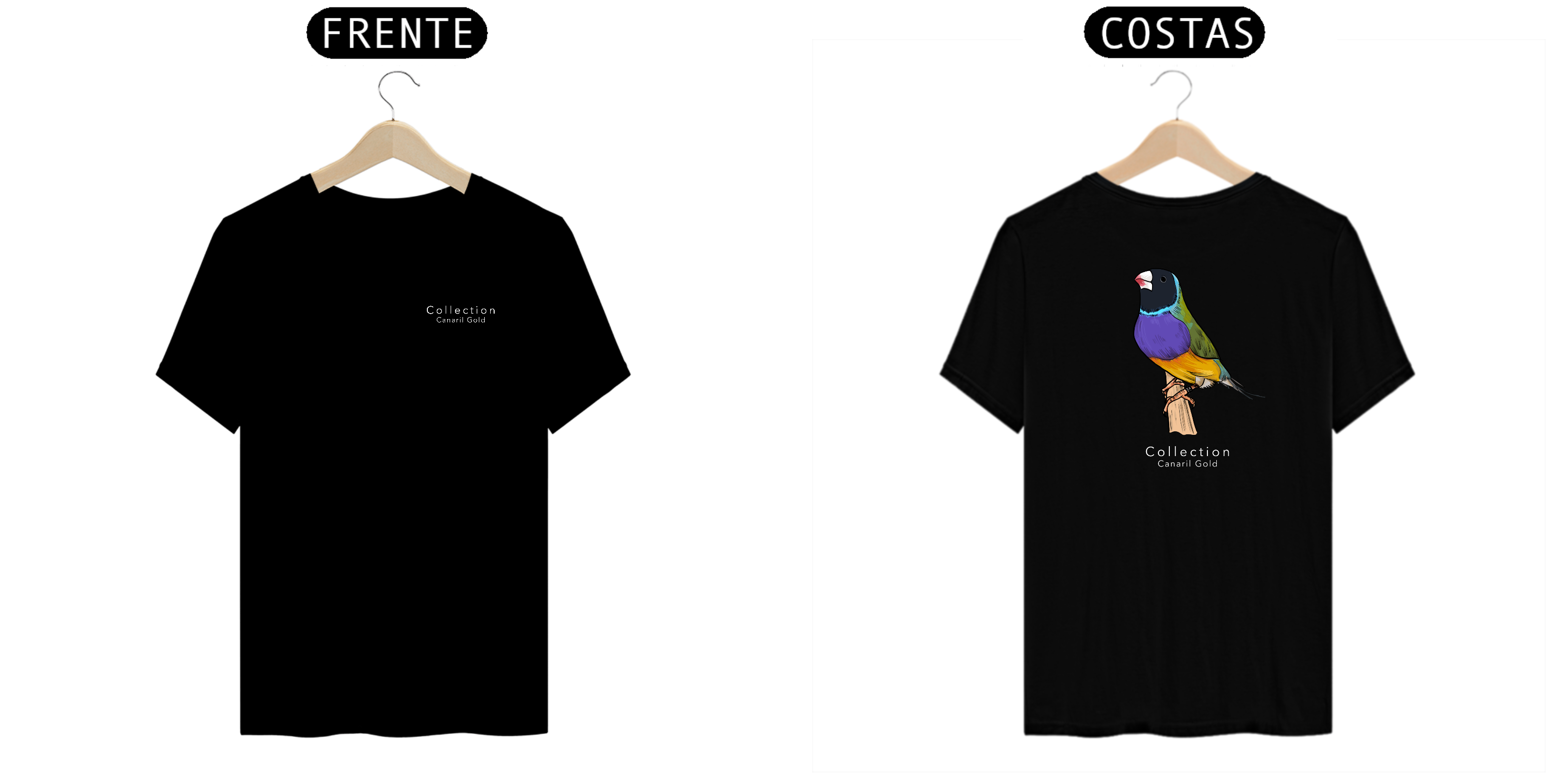Tshirt Diamante Gould CP/PR - Linha Premium