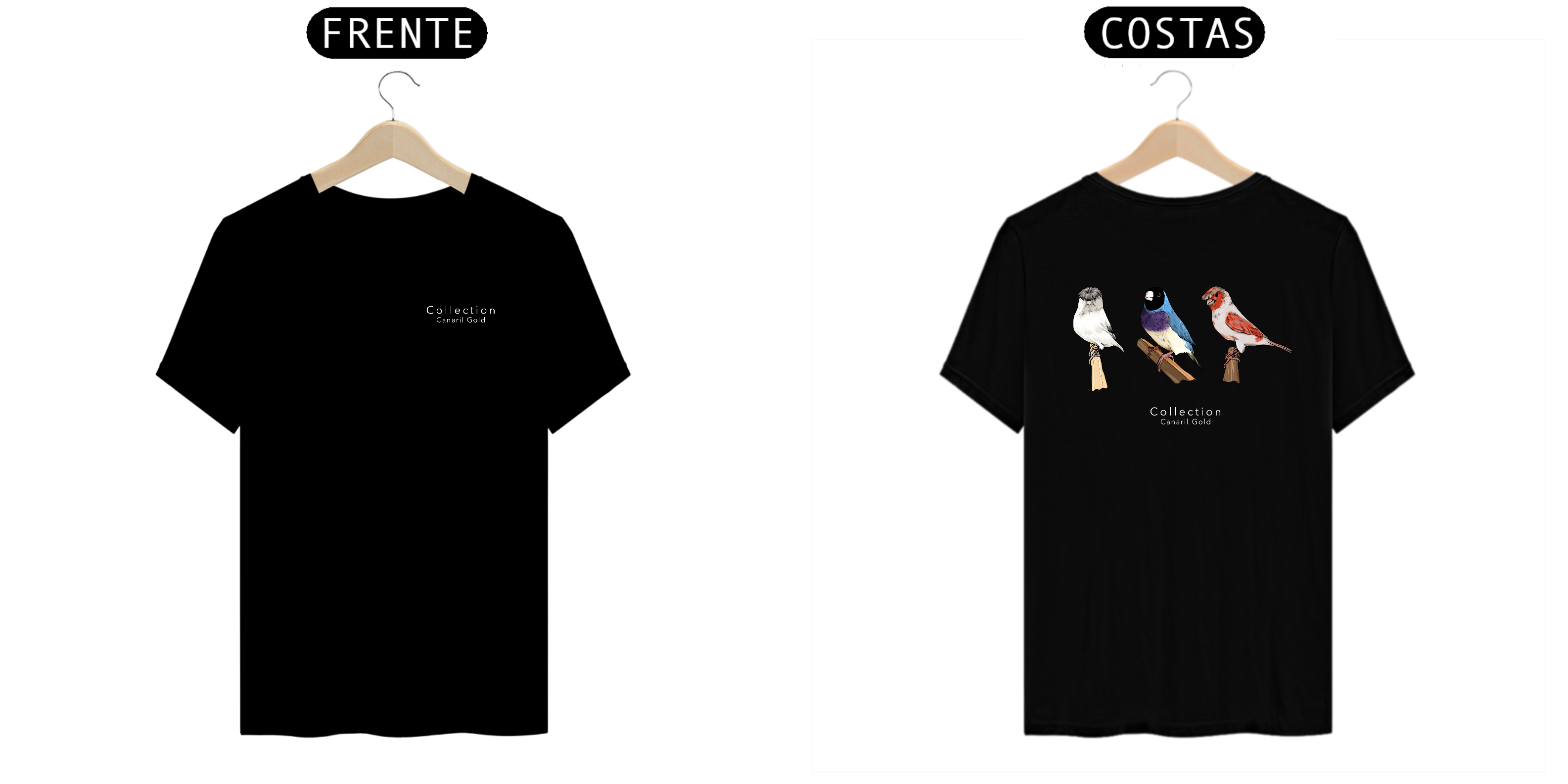 Tshirt Aves Diversas - Triplo - Linha Premium