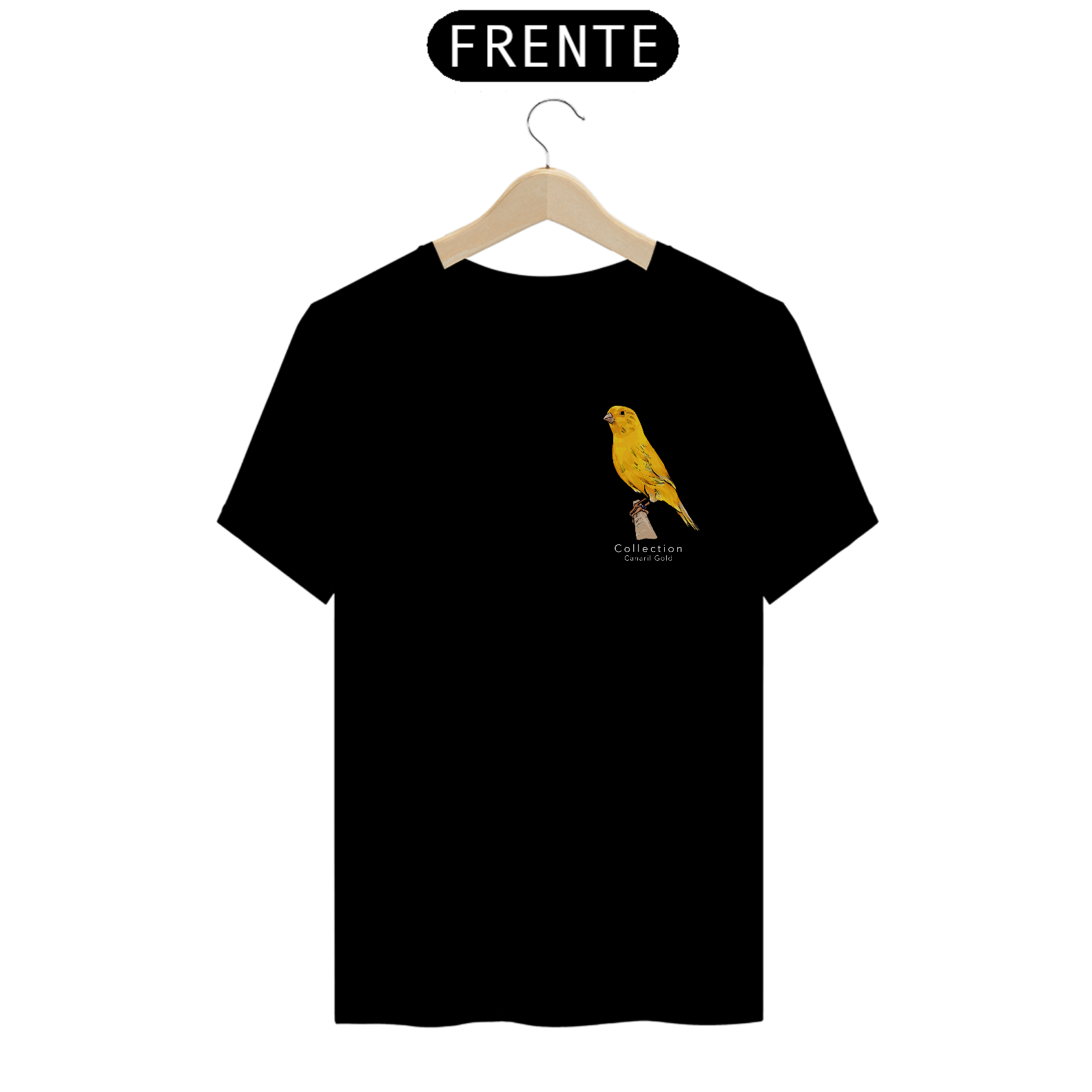 Tshirt Amarelo Intenso - Lateral