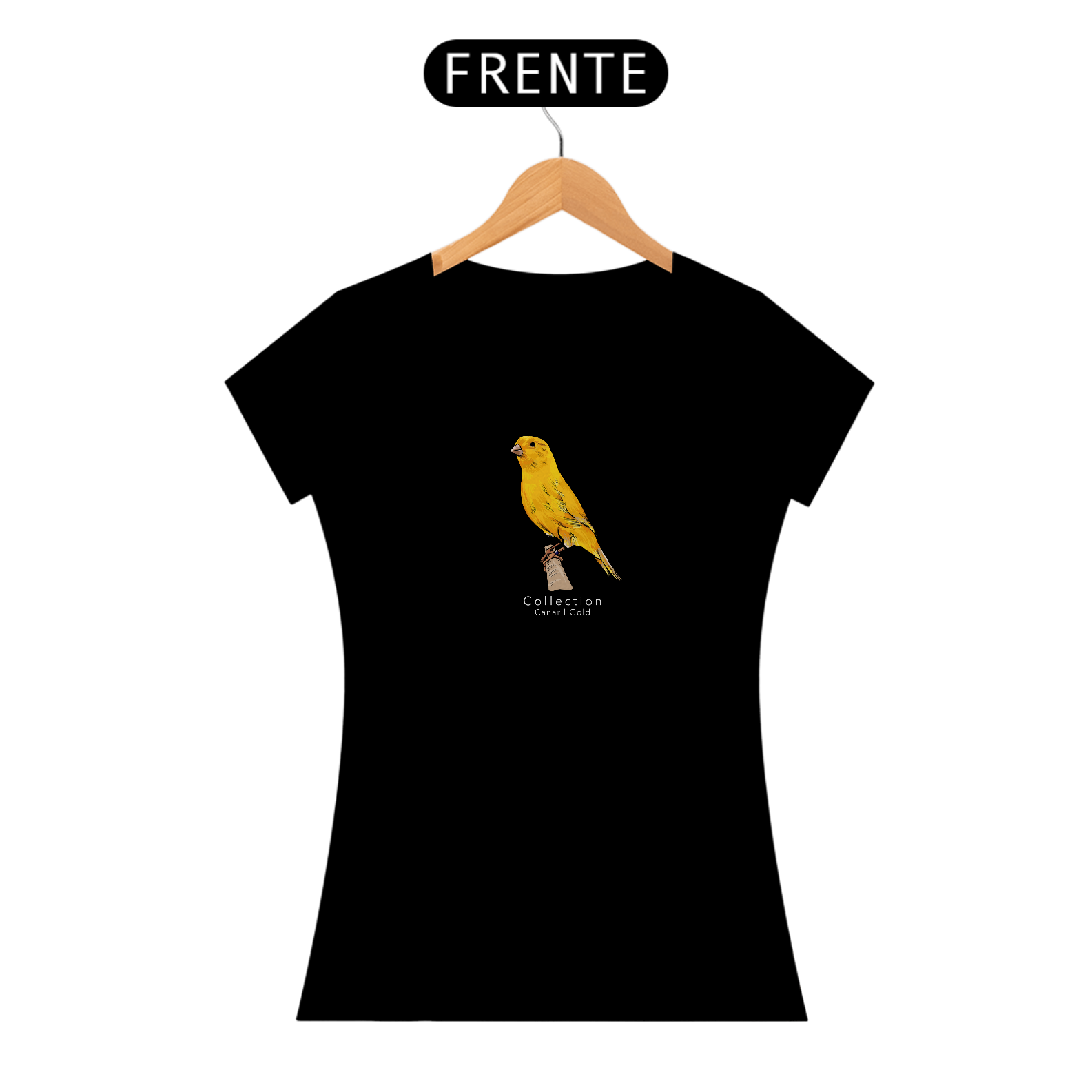 Tshirt Feminina - Amarelo Intenso