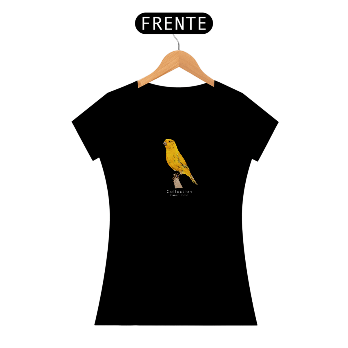 Nome do produto: Tshirt Feminina - Amarelo Intenso