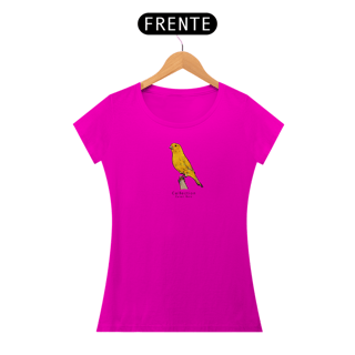 Nome do produto Tshirt Feminina - Amarelo Intenso