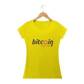 Nome do produto Camiseta Feminina Bitcoin F02