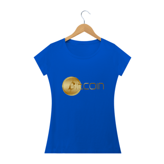 Nome do produto Camiseta Feminina Bitcoin F01