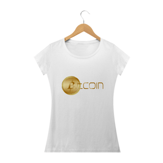 Nome do produto Camiseta Feminina Bitcoin F01