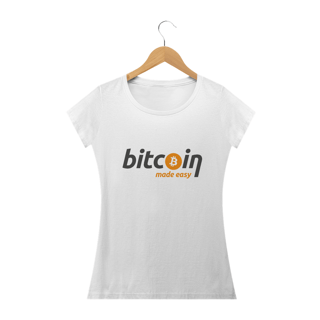Nome do produto Camiseta Feminina Bitcoin F02
