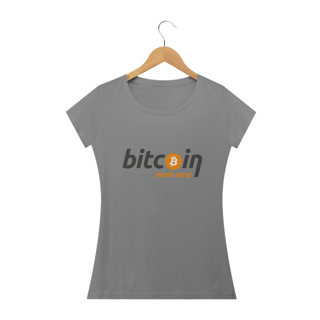 Nome do produto Camiseta Feminina Bitcoin F02