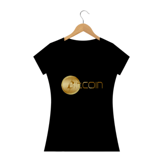 Nome do produto Camiseta Feminina Bitcoin F01