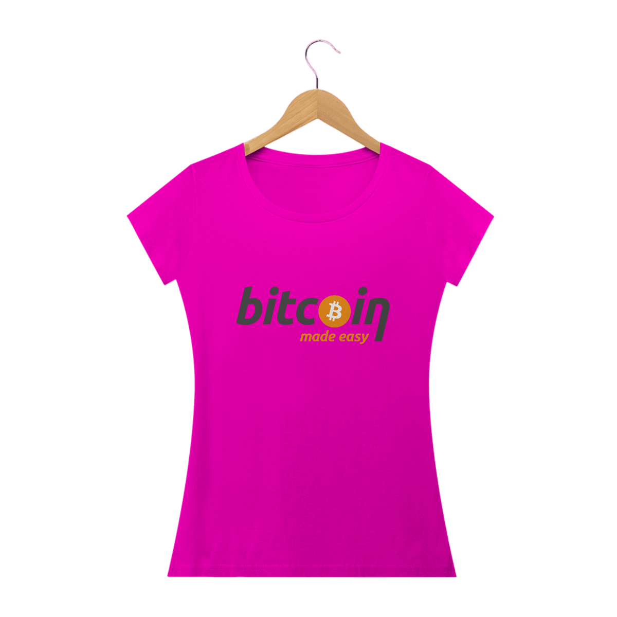 Nome do produto: Camiseta Feminina Bitcoin F02