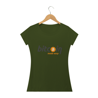Nome do produto Camiseta Feminina Bitcoin F02