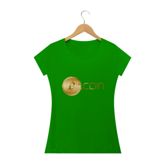 Nome do produto Camiseta Feminina Bitcoin F01