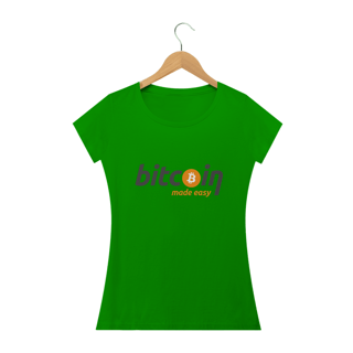 Nome do produto Camiseta Feminina Bitcoin F02