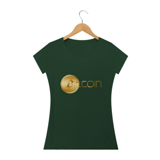 Nome do produto Camiseta Feminina Bitcoin F01