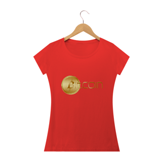 Nome do produto Camiseta Feminina Bitcoin F01