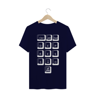 Nome do produto CONTROL ALT DEL DEPRESSÃO (ESTAMPA COR BRANCA)