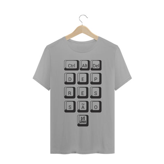 CONTROL ALT DEL DEPRESSÃO (ESTAMPA COR PRETA)