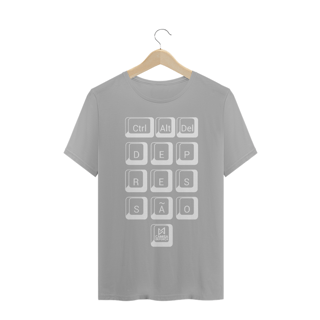 Nome do produto CONTROL ALT DEL DEPRESSÃO (ESTAMPA COR BRANCA)