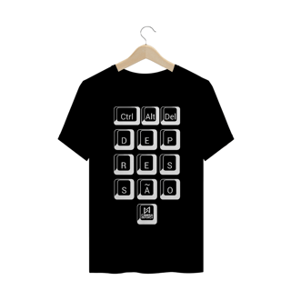 Nome do produto CONTROL ALT DEL DEPRESSÃO (ESTAMPA COR BRANCA)