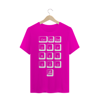 Nome do produto CONTROL ALT DEL DEPRESSÃO (ESTAMPA COR BRANCA)