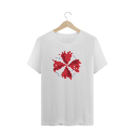 Camiseta Pixel Collection - Umbrella Corp.(Resident Evil)