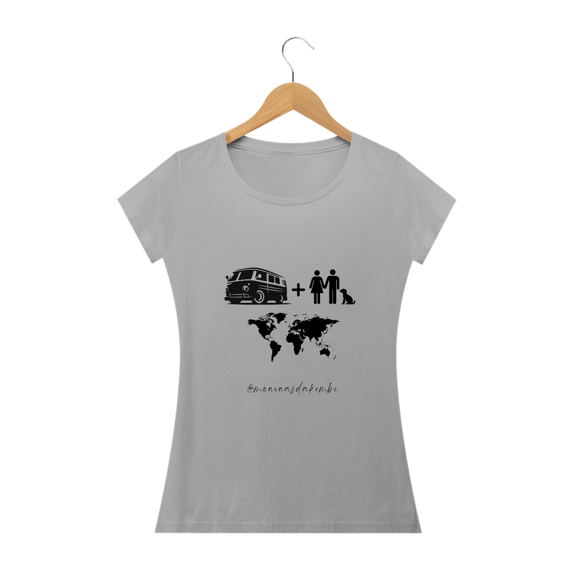 Camiseta Kombi + Eu&Vc + Mundo!