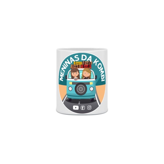 Caneca Meninas da Kombi