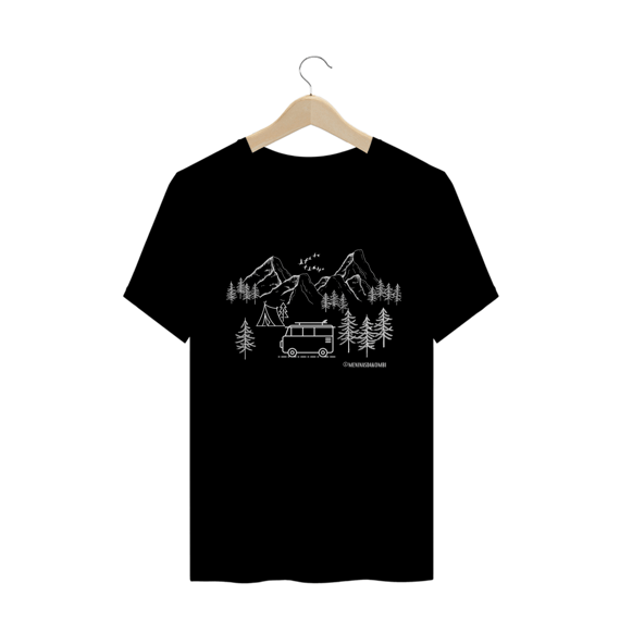 T shirt vanlife MONTANHAS - Meninas da kombi