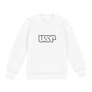 Moletom USP Clássico White