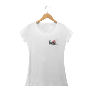 Nome do produto CAMISETA BABY LONG PIERCE THE VEIL LETREIRO