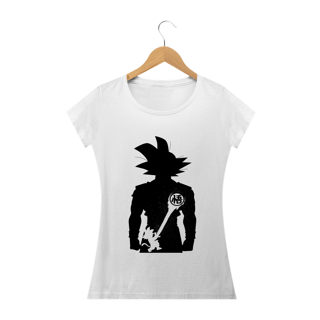 Nome do produto CAMISETA BABY LONG GOKU SILHUETA