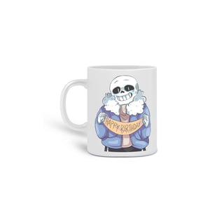 CANECA HAPPY BIRTHDAY CAVEIRA