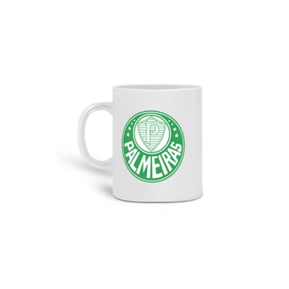 CANECA PALMEIRAS BRASÃO E ESCUDO