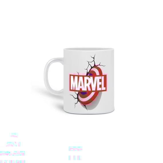 CANECA MARVEL CAPITÃO AMÉRICA