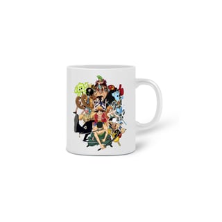 Nome do produto CANECA ONE PIECE LOGO PERSONAGENS