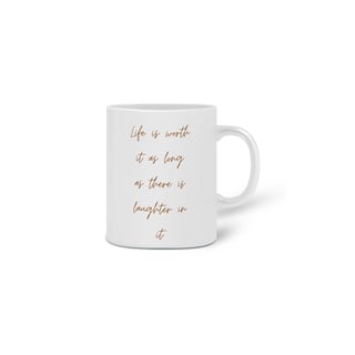 Nome do produto CANECA ANNE WITH E LIFE IS WORTH