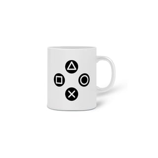 Nome do produto CANECA PLAYSTATION LOGO BOTÕES