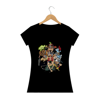 Nome do produto CAMISETA BABY LONG ONE PIECE PERSONAGENS
