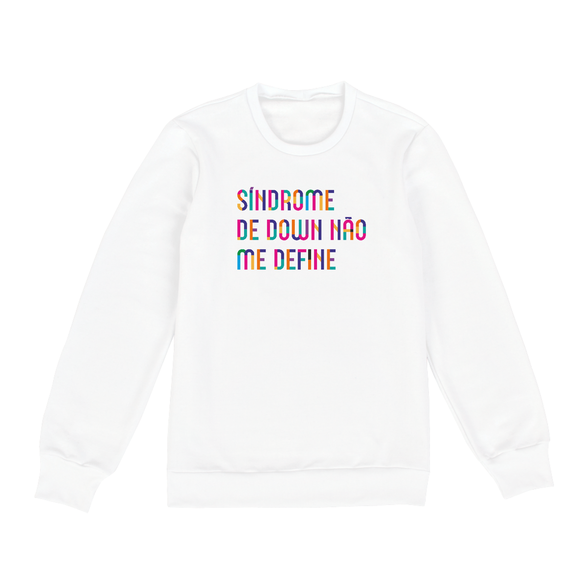 Nome do produto: SÍNDROE DE DOWN NÃO ME DEFINE [MOLETOM UNISSEX] 