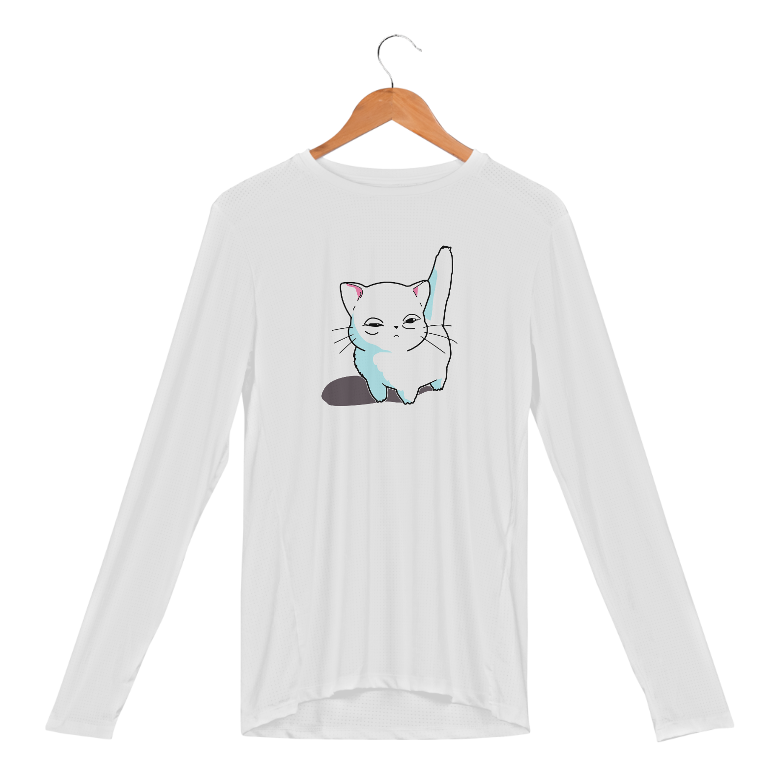 CAMISA MANGA LONGA DE GATINHO UV UNISEX