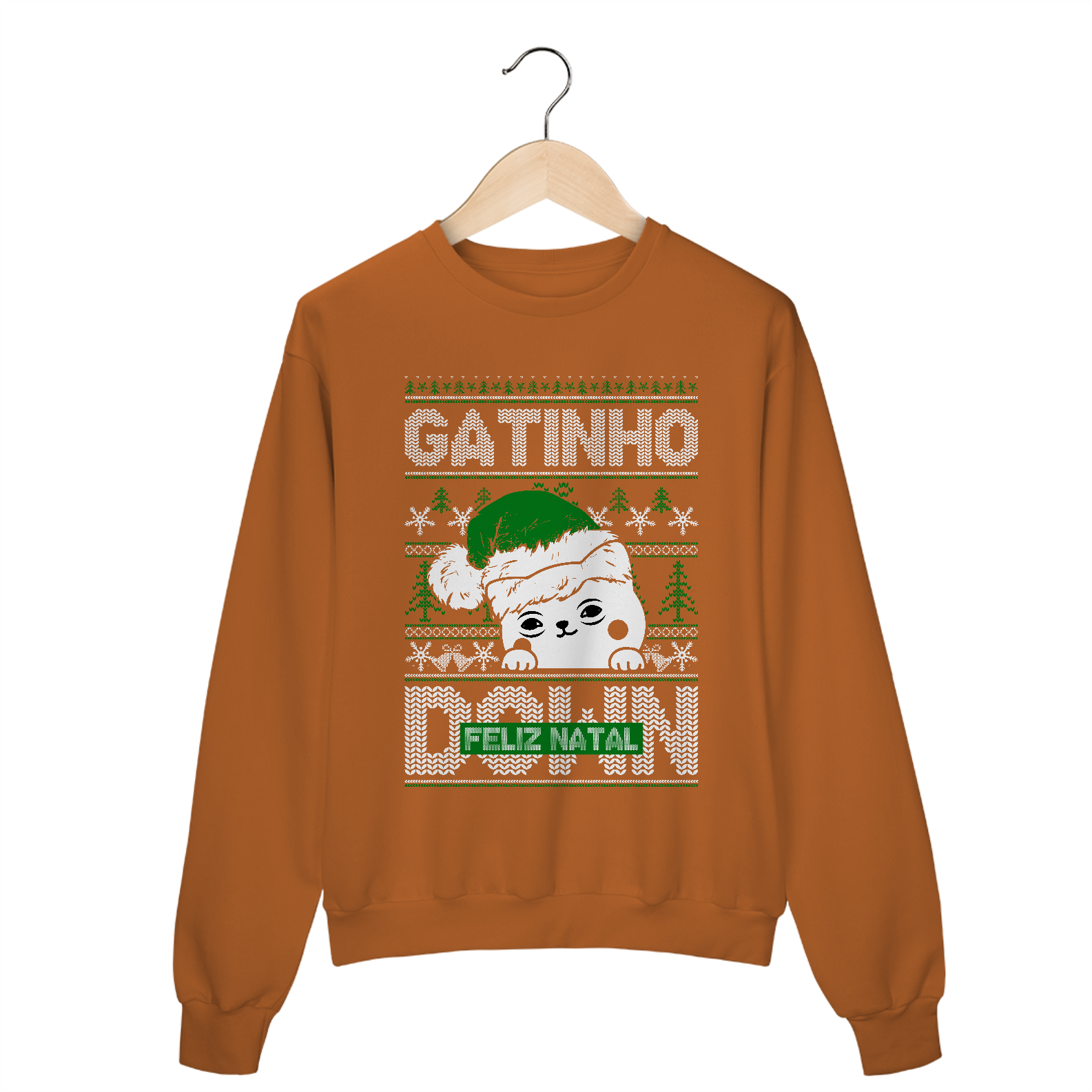 MOLETON GATINHO DE NATAL UNISEX