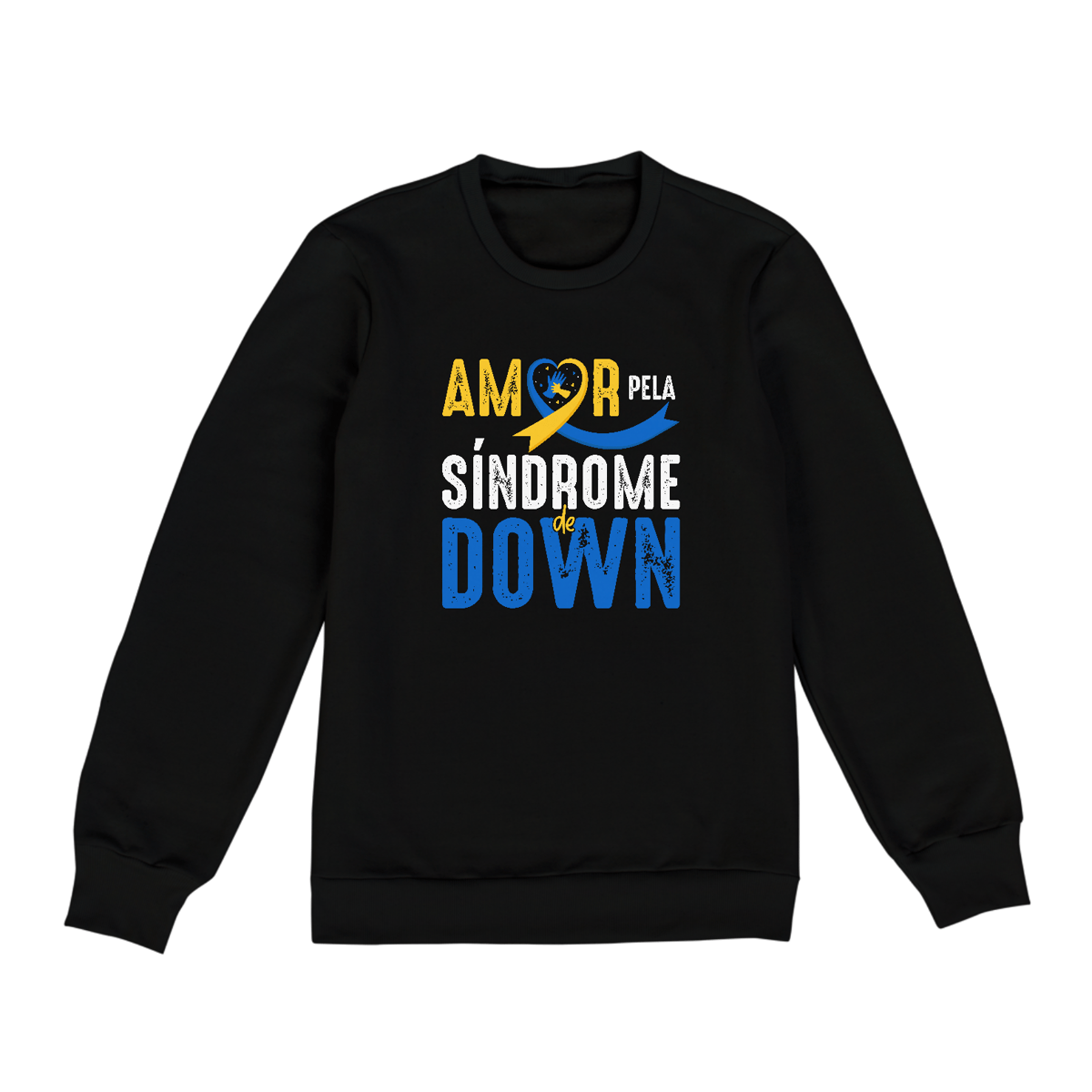 Nome do produto: AMOR PELA SÍNDROME DE DOWN [MOLETOM UNISSEX]