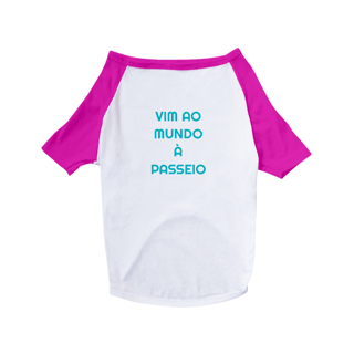 Nome do produto Camiseta Pet Naty Sá