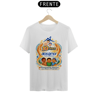 Nome do produto Camiseta Comemorativa – 10 Anos da Casa de Meninos Atos de Amor