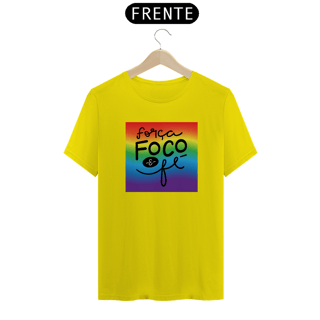Nome do produto T-Shirt Quality Foco, força e fé