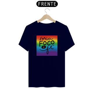 Nome do produto T-Shirt Quality Foco, força e fé