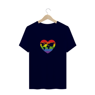 Nome do produto T-Shirt Quality Mapa Coração