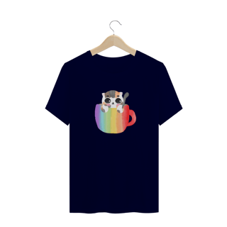 Nome do produto T-Shirt Quality Gato na Caneca