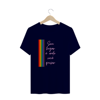 Nome do produto T-shirt Quality Seu Lugar É Onde Você Quiser