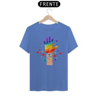Nome do produto T-Shirt ESTONADA Mão colorida