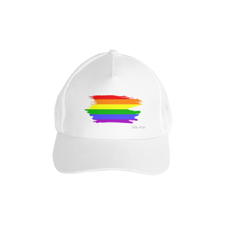 Nome do produto Boné Americano com Tela Cores da Bandeira